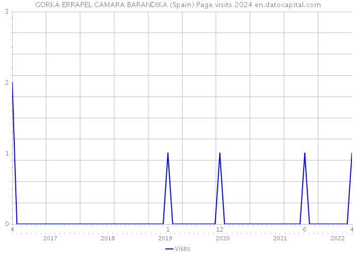 GORKA ERRAPEL CAMARA BARANDIKA (Spain) Page visits 2024 