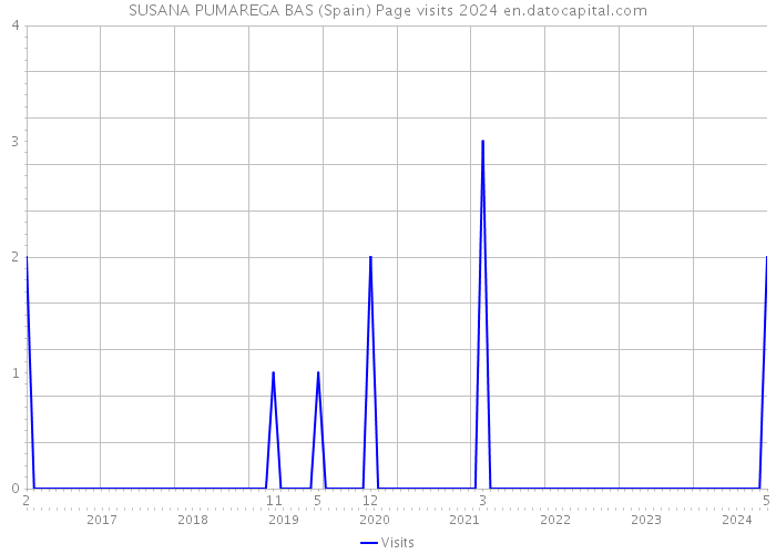 SUSANA PUMAREGA BAS (Spain) Page visits 2024 