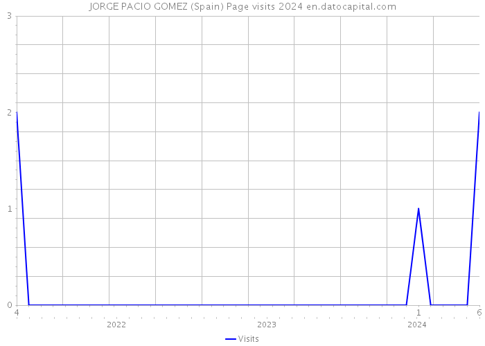 JORGE PACIO GOMEZ (Spain) Page visits 2024 