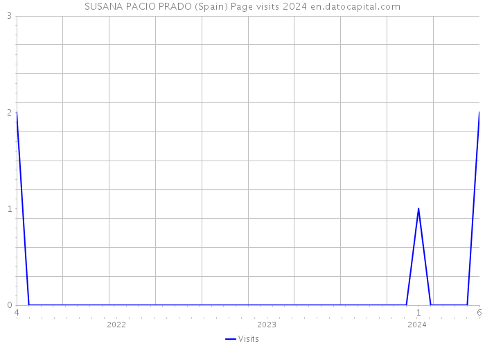 SUSANA PACIO PRADO (Spain) Page visits 2024 