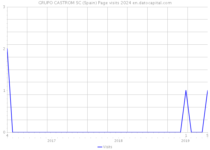 GRUPO CASTROM SC (Spain) Page visits 2024 