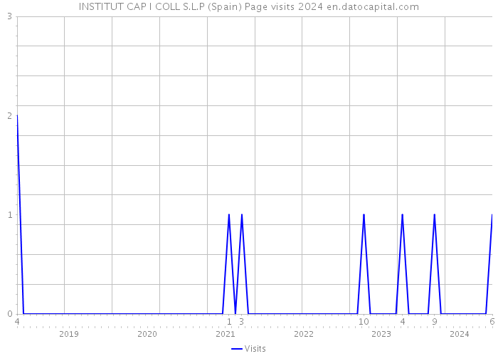 INSTITUT CAP I COLL S.L.P (Spain) Page visits 2024 