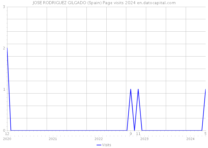 JOSE RODRIGUEZ GILGADO (Spain) Page visits 2024 