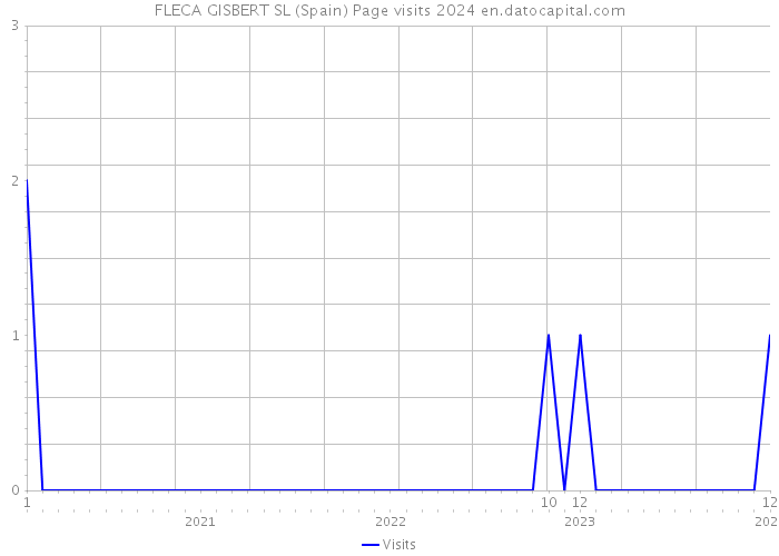 FLECA GISBERT SL (Spain) Page visits 2024 