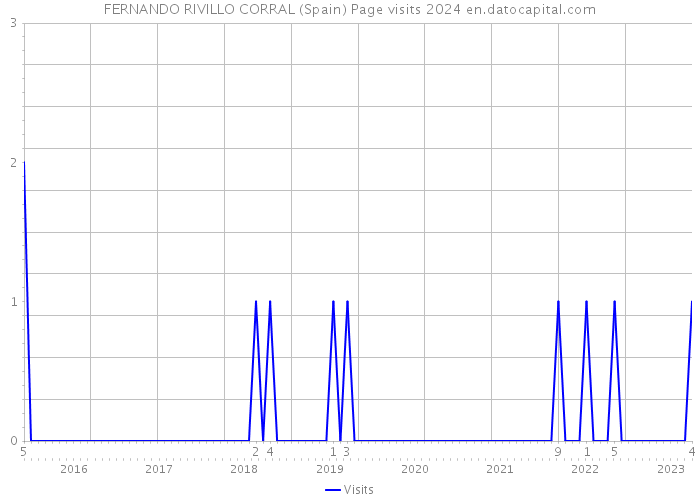 FERNANDO RIVILLO CORRAL (Spain) Page visits 2024 