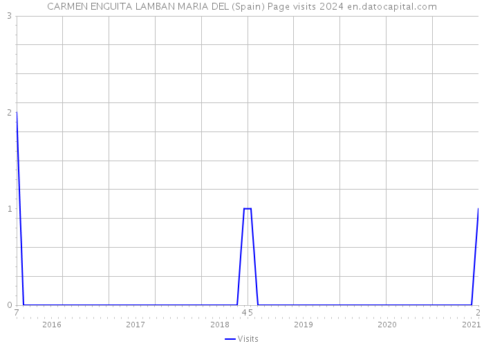 CARMEN ENGUITA LAMBAN MARIA DEL (Spain) Page visits 2024 