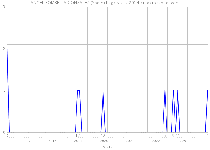 ANGEL FOMBELLA GONZALEZ (Spain) Page visits 2024 