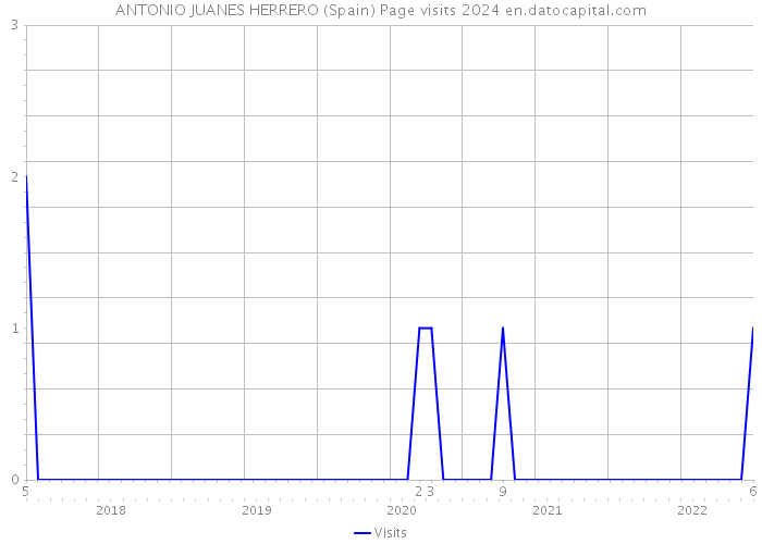 ANTONIO JUANES HERRERO (Spain) Page visits 2024 