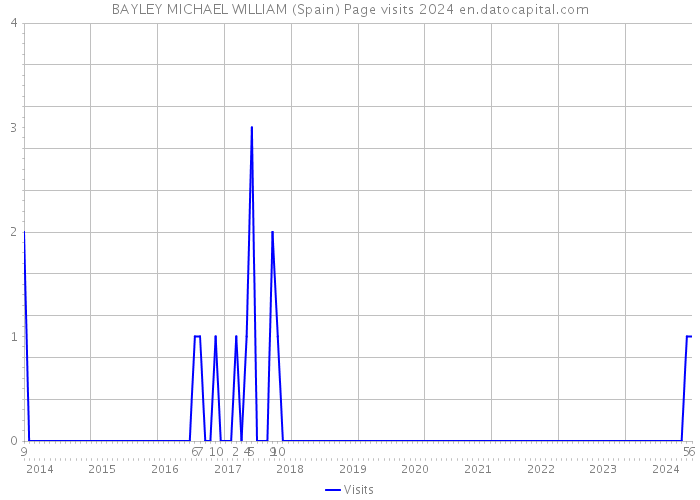 BAYLEY MICHAEL WILLIAM (Spain) Page visits 2024 