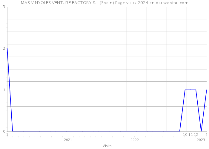 MAS VINYOLES VENTURE FACTORY S.L (Spain) Page visits 2024 