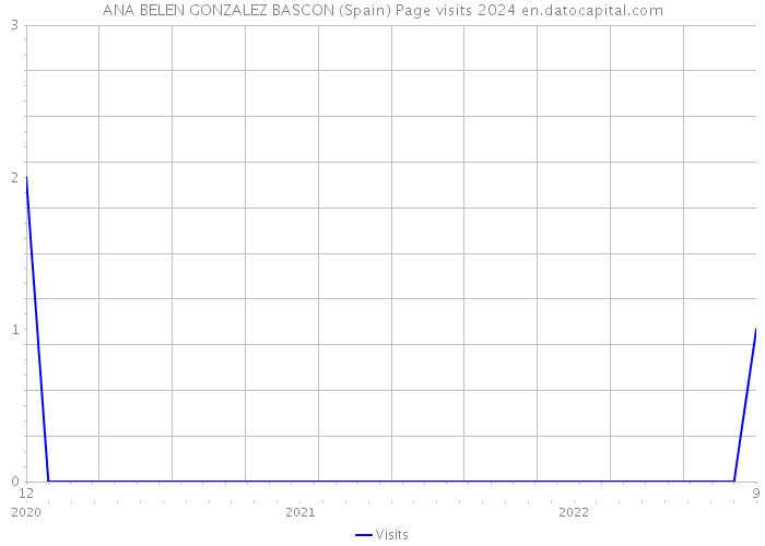 ANA BELEN GONZALEZ BASCON (Spain) Page visits 2024 