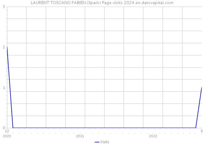 LAURENT TOSCANO FABIEN (Spain) Page visits 2024 