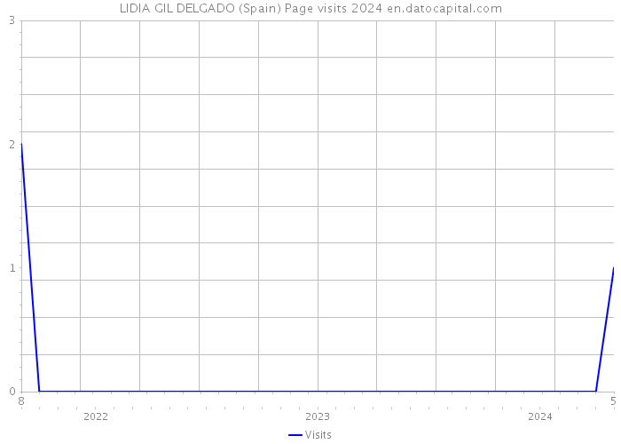 LIDIA GIL DELGADO (Spain) Page visits 2024 