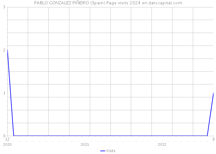 PABLO GONZALEZ PIÑEIRO (Spain) Page visits 2024 