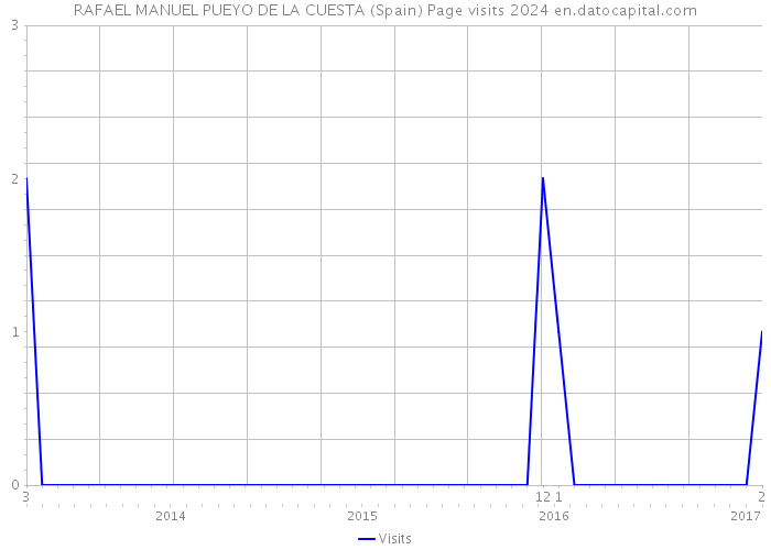 RAFAEL MANUEL PUEYO DE LA CUESTA (Spain) Page visits 2024 