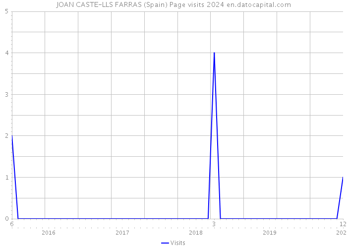 JOAN CASTE-LLS FARRAS (Spain) Page visits 2024 