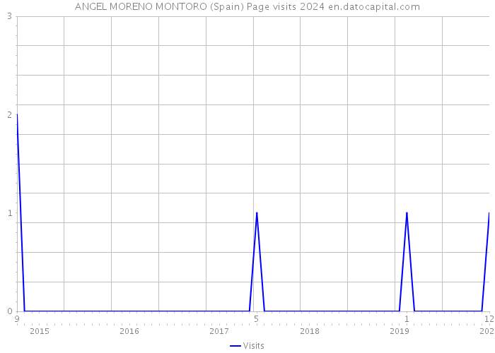ANGEL MORENO MONTORO (Spain) Page visits 2024 