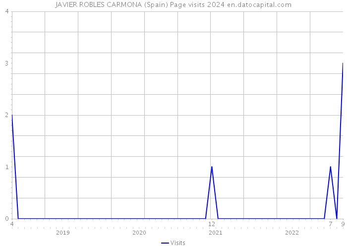 JAVIER ROBLES CARMONA (Spain) Page visits 2024 