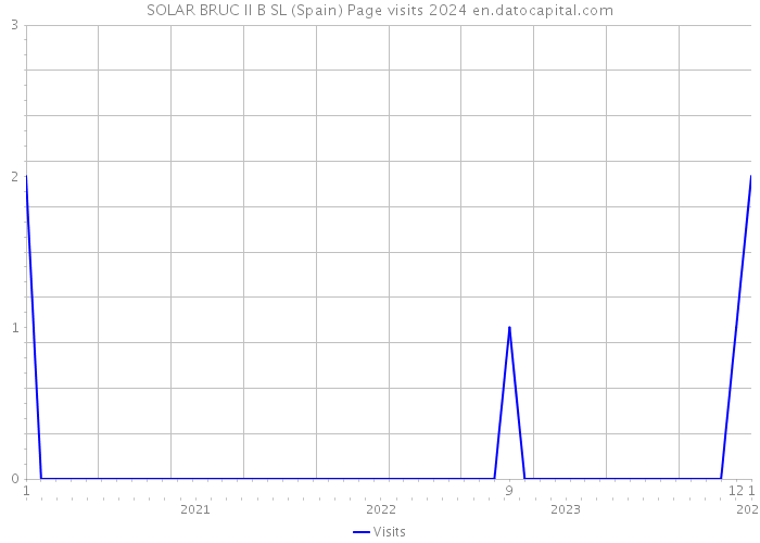 SOLAR BRUC II B SL (Spain) Page visits 2024 