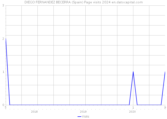 DIEGO FERNANDEZ BECERRA (Spain) Page visits 2024 