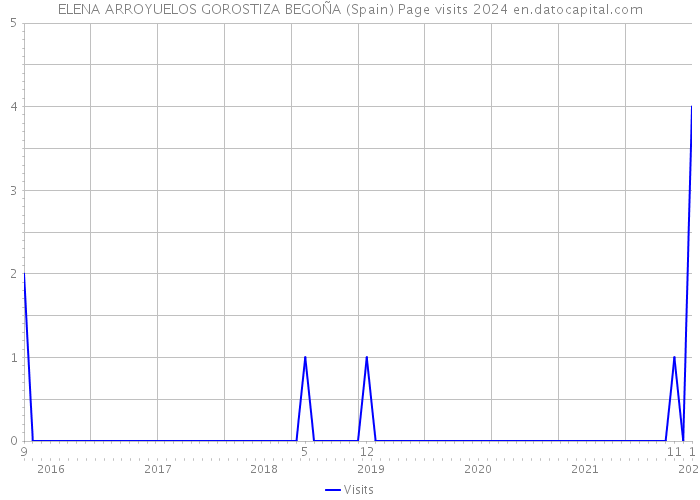 ELENA ARROYUELOS GOROSTIZA BEGOÑA (Spain) Page visits 2024 