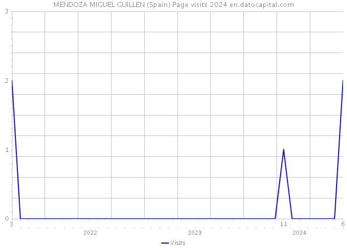 MENDOZA MIGUEL GUILLEN (Spain) Page visits 2024 