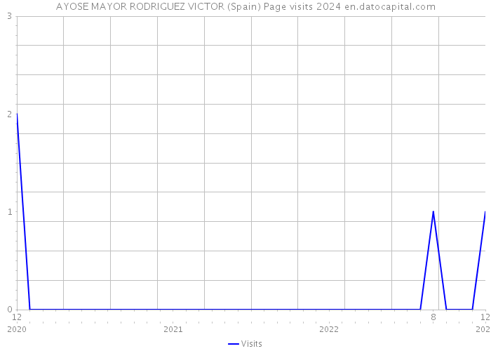 AYOSE MAYOR RODRIGUEZ VICTOR (Spain) Page visits 2024 