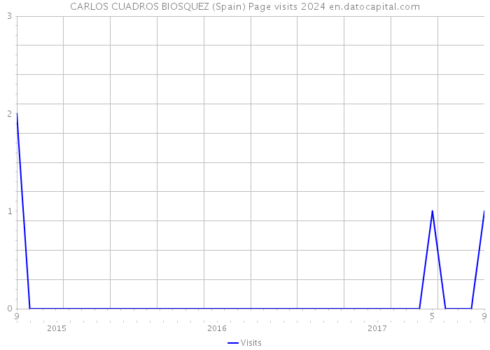 CARLOS CUADROS BIOSQUEZ (Spain) Page visits 2024 