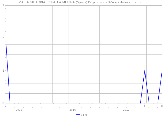 MARIA VICTORIA COBALEA MEDINA (Spain) Page visits 2024 