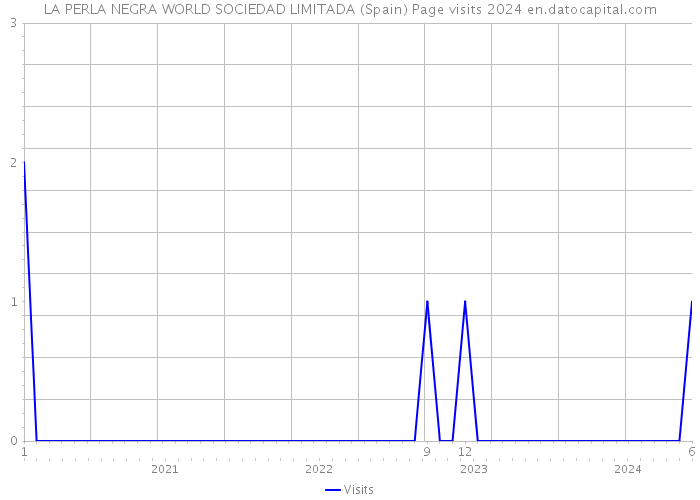 LA PERLA NEGRA WORLD SOCIEDAD LIMITADA (Spain) Page visits 2024 