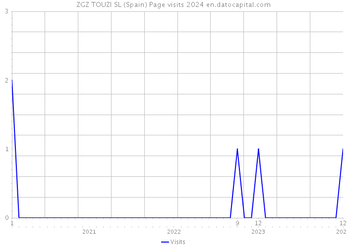 ZGZ TOUZI SL (Spain) Page visits 2024 