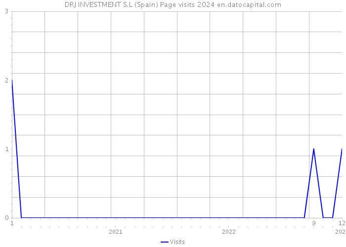 DRJ INVESTMENT S.L (Spain) Page visits 2024 
