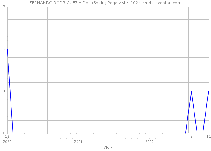 FERNANDO RODRIGUEZ VIDAL (Spain) Page visits 2024 