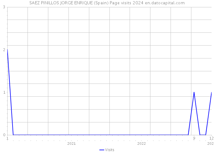 SAEZ PINILLOS JORGE ENRIQUE (Spain) Page visits 2024 