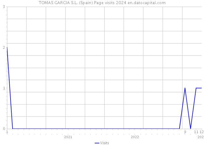 TOMAS GARCIA S.L. (Spain) Page visits 2024 