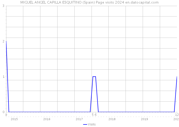 MIGUEL ANGEL CAPILLA ESQUITINO (Spain) Page visits 2024 