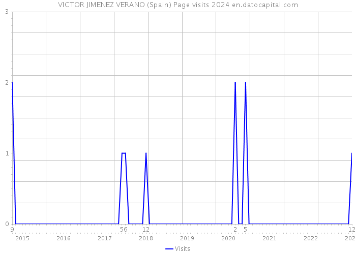 VICTOR JIMENEZ VERANO (Spain) Page visits 2024 