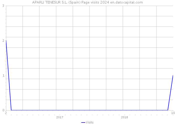 APARLI TENESUR S.L. (Spain) Page visits 2024 