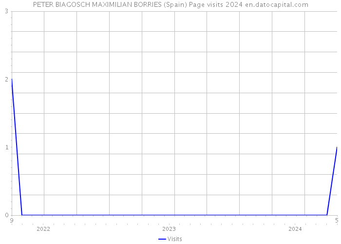 PETER BIAGOSCH MAXIMILIAN BORRIES (Spain) Page visits 2024 