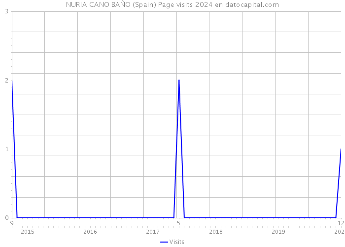 NURIA CANO BAÑO (Spain) Page visits 2024 