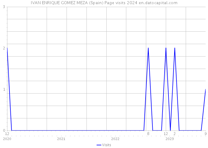 IVAN ENRIQUE GOMEZ MEZA (Spain) Page visits 2024 