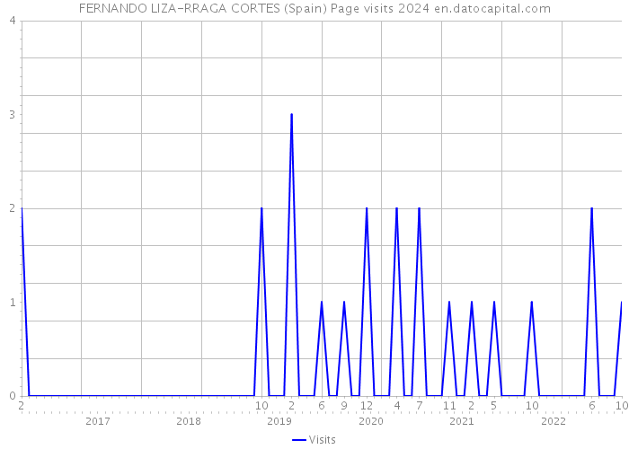 FERNANDO LIZA-RRAGA CORTES (Spain) Page visits 2024 