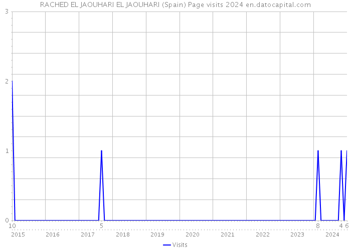 RACHED EL JAOUHARI EL JAOUHARI (Spain) Page visits 2024 