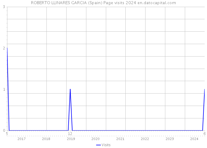 ROBERTO LLINARES GARCIA (Spain) Page visits 2024 