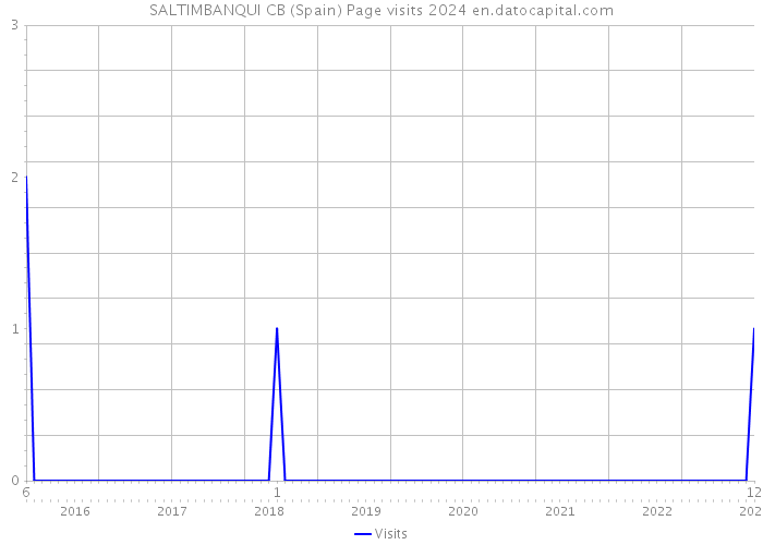 SALTIMBANQUI CB (Spain) Page visits 2024 