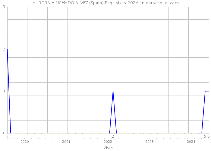 AURORA HINCHADO ALVEZ (Spain) Page visits 2024 