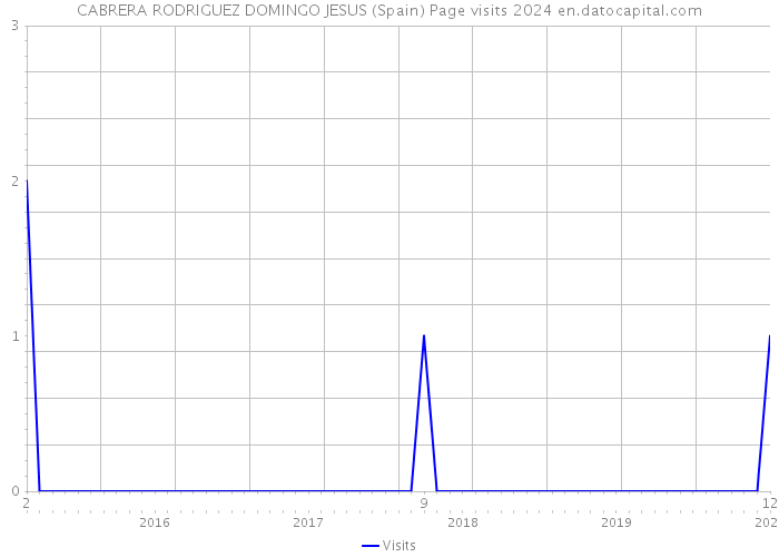 CABRERA RODRIGUEZ DOMINGO JESUS (Spain) Page visits 2024 