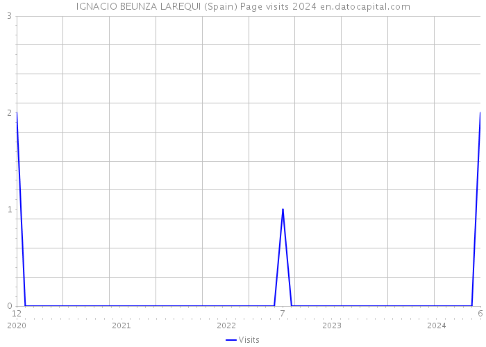 IGNACIO BEUNZA LAREQUI (Spain) Page visits 2024 