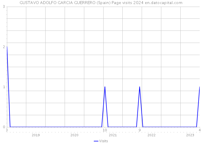 GUSTAVO ADOLFO GARCIA GUERRERO (Spain) Page visits 2024 