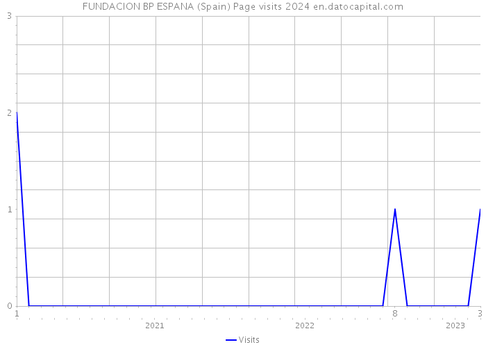 FUNDACION BP ESPANA (Spain) Page visits 2024 